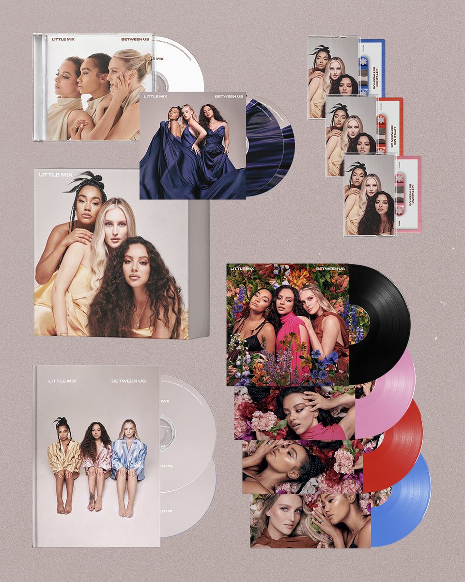 LittleMix's tweet photo. Which version of Between Us did everyone get? https://t.co/cmmCeodqSO https://t.co/3GwKHBfRqz