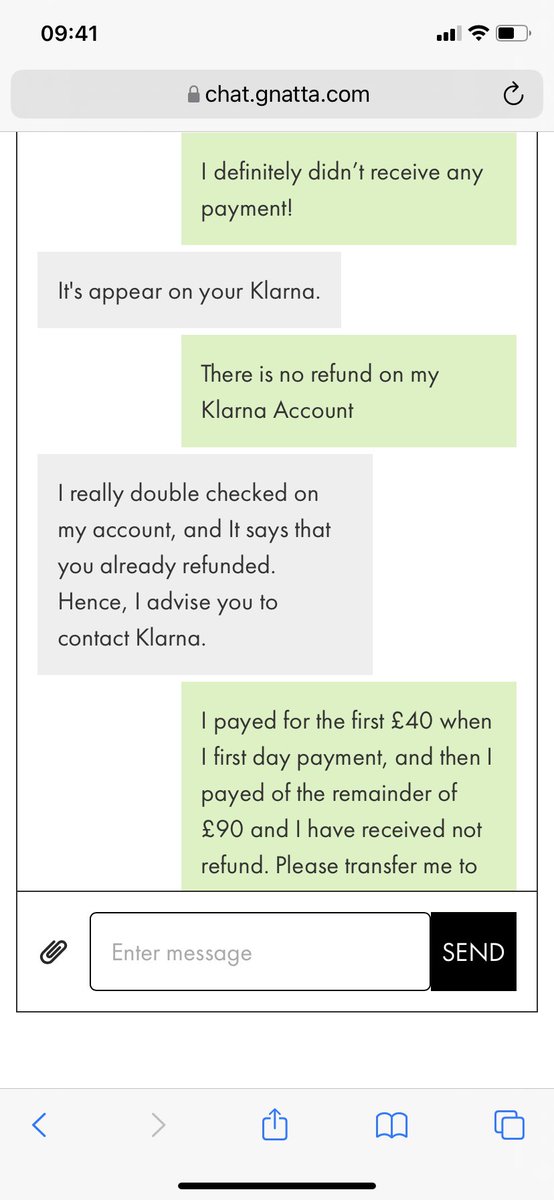 mollsaf's tweet photo. @Klarna I’ve used you once and never again. I payed for all my items in full. Returned 2 and asos refunded YOU! What do you mean I received my refund in December. It’s November, that date is way in the future ! 

@ASOS  @Klarna  sort it out. https://t.co/KhIGvP8x1Y