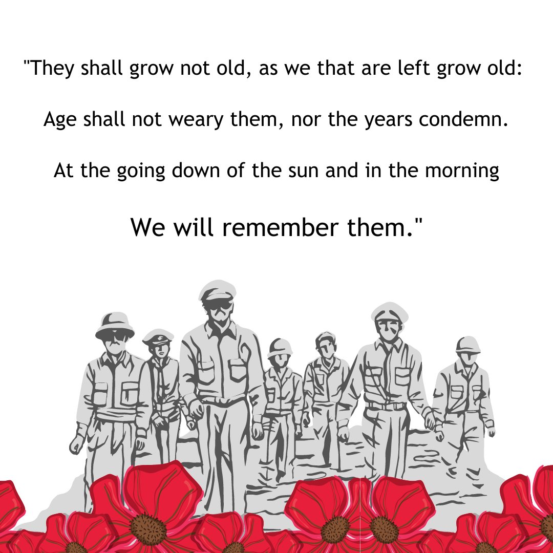 Today we remember 🌹

#RemembranceSunday