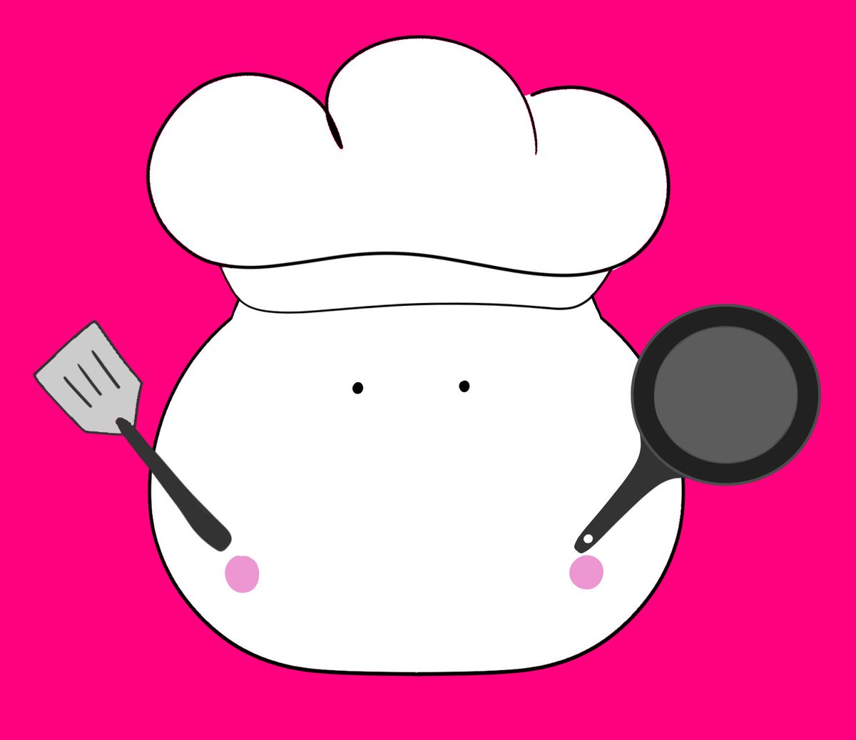 no humans simple background pink background chef hat spatula solo hat  illustration images