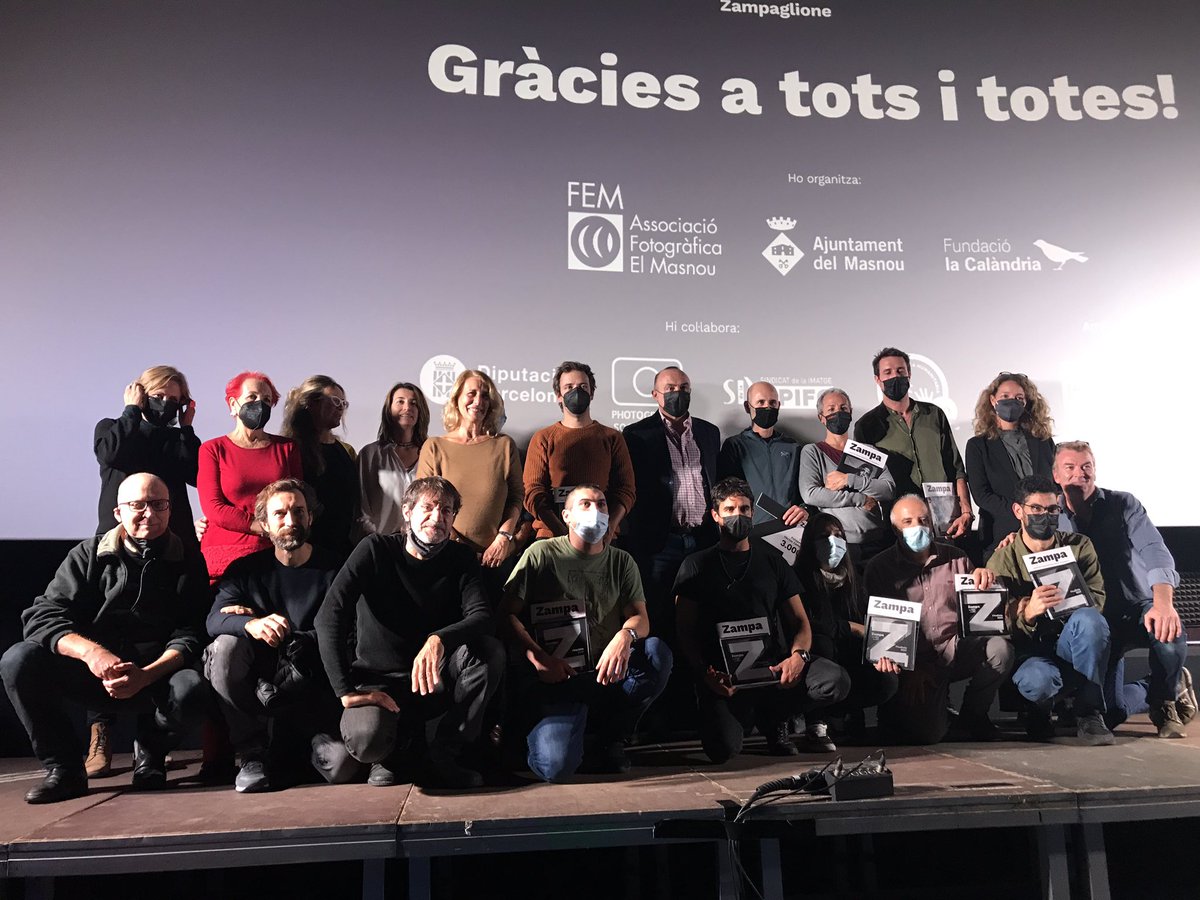 Bravo @Marcsanyephoto pel Premi Zampa i felicitats als/les finalistes per l’alt nivell dels treballs presentats. @mireiacomas @SergiRugrand @Oliverderos @A_PALLON @theWside @EduPonces @Tere_Palomo @PavlobskiRoisen @brais_lorenzo @UPIFC