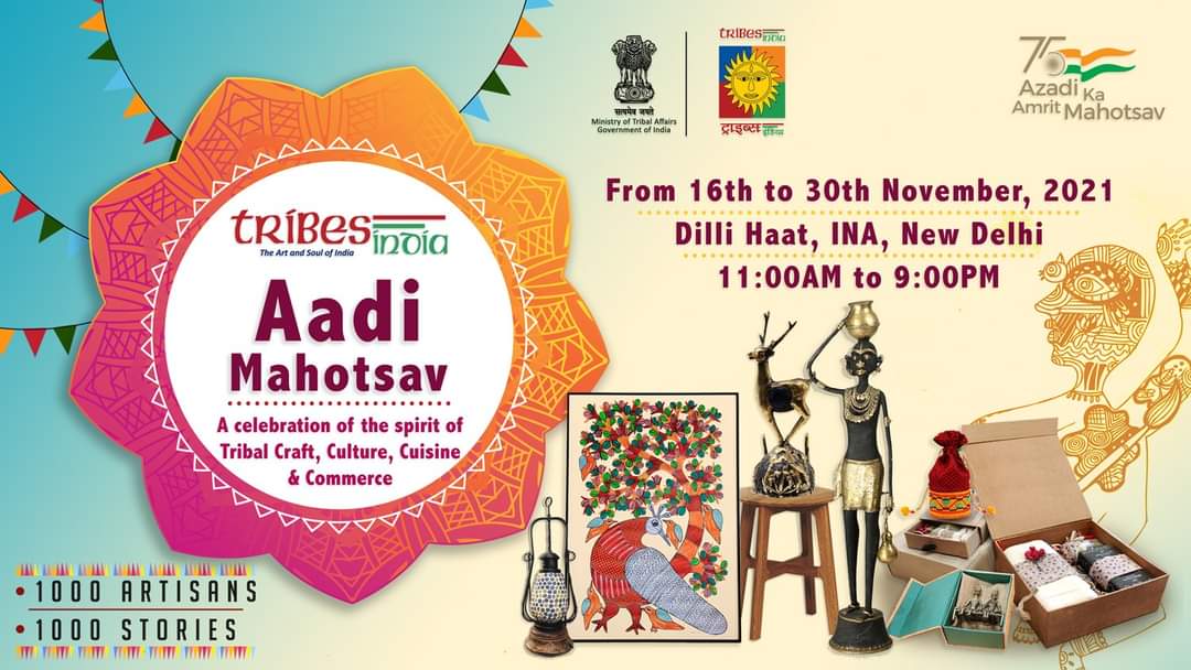 TribesIndiaWB's tweet photo. Whish You a very Happy AADI MAHOTSAV to all Tribes India Family..
#TribesIndia
Starting from 16th to 30th November. https://t.co/MGURTc9vjh