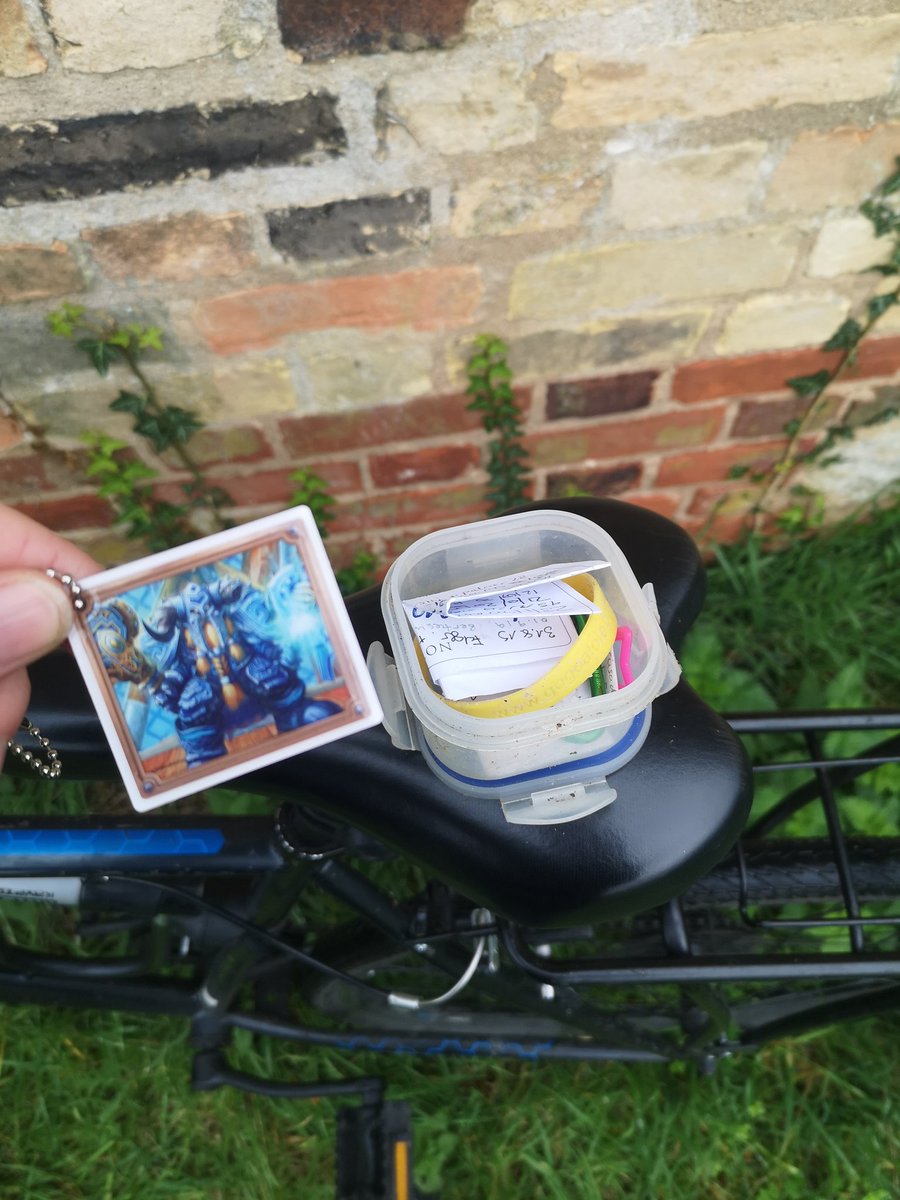 weebiloobil's tweet photo. Update: now safely dropped off at a geocache - but where?! #WoWCache #geocaching https://t.co/h5m8185yHe