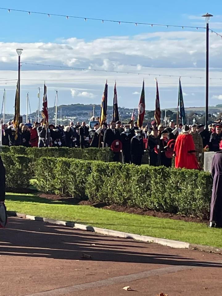 A beautiful morning in Torbay for Remembrance Day service at the cenotaph on the seafront. <a href="/kevin_j_foster/">Kevin Foster</a> <a href="/SeaCadetsUK/">Sea Cadets</a> <a href="/Torbay_Council/">Hito Prajapati</a>