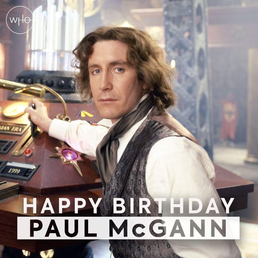 Happy Birthday to Merseyside s second Doctor Who, Paul McGann.  