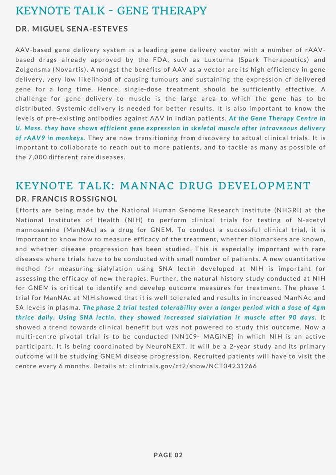 wwgnem's tweet photo. (T 1/2) Summary of WWGM's Annual Conference - for those who want to know what we've been up to and what's going on in the GNE myopathy community.
#PatientDay #patientpower #RareScience #raredisease #PatientGroup #genetherapy #rareispowerful https://t.co/uQxaX2y0rA
