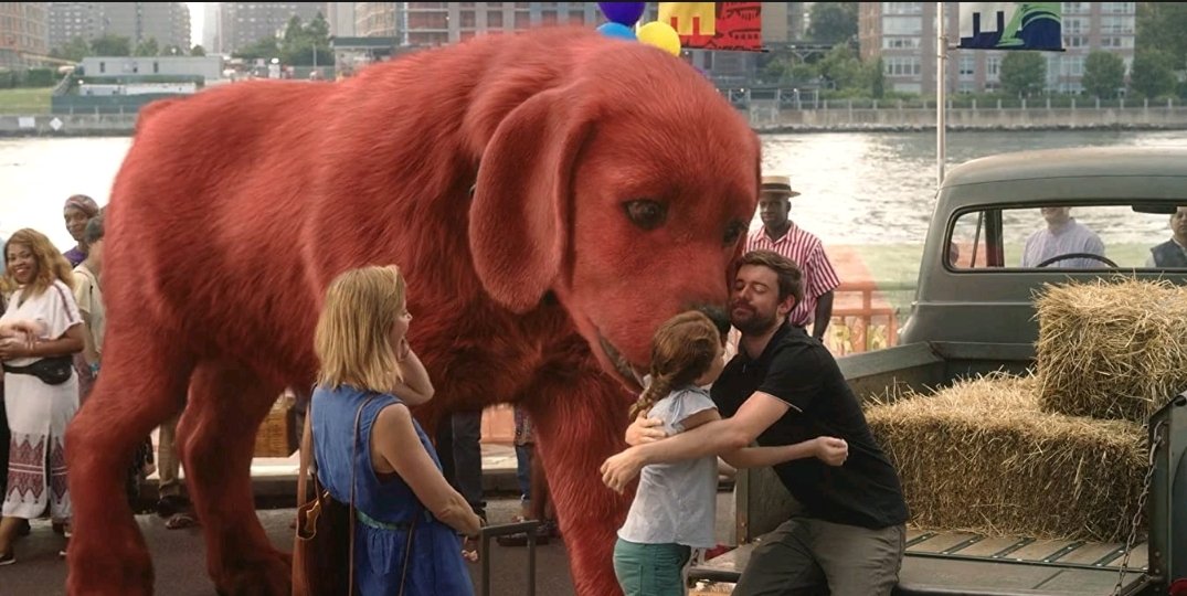 flixophilic's tweet photo. #CliffordMovie is a Complete Family film. And kids gonna love it. The cast is perfect. It definitely delivers a Beautiful Message.

"Clifford is kids Bestfriend"

@CliffordMovie @paramountplus 
@DarbyECamp @jackwhitehall 
#CliffordTheBigRedDog https://t.co/seaB9zBjw7