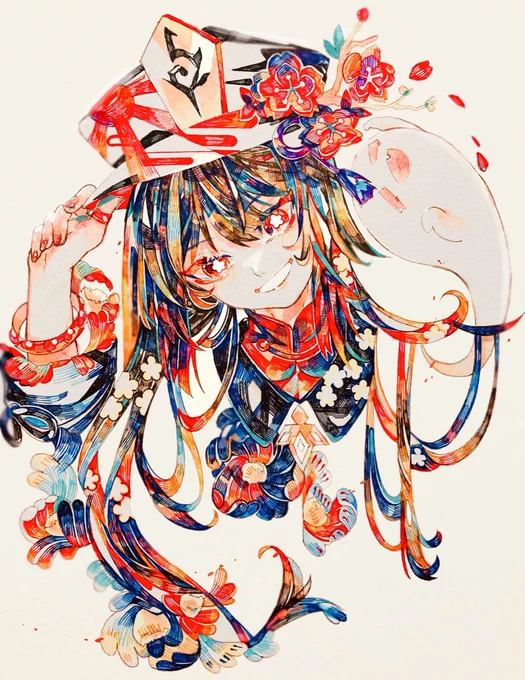 #HuTao #原神 
胡桃ちゃん 