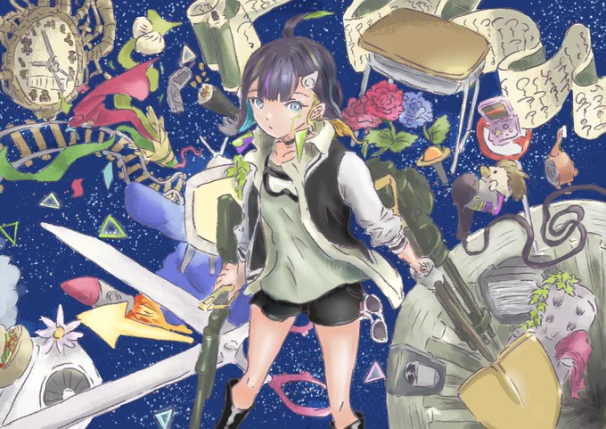 わりと気に入っているイラストを集めてみました
#冬の創作クラスタフォロー祭り 
#絵柄が好みって人がいればいいなぁ 
#絵描きさんと繋がりたい 
#アトリエの系譜 