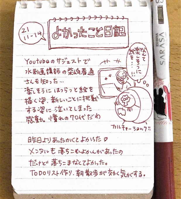 21-11-14 よかったこと日記🖼🎨 