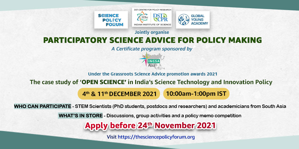 Science Policy Forum tweet media