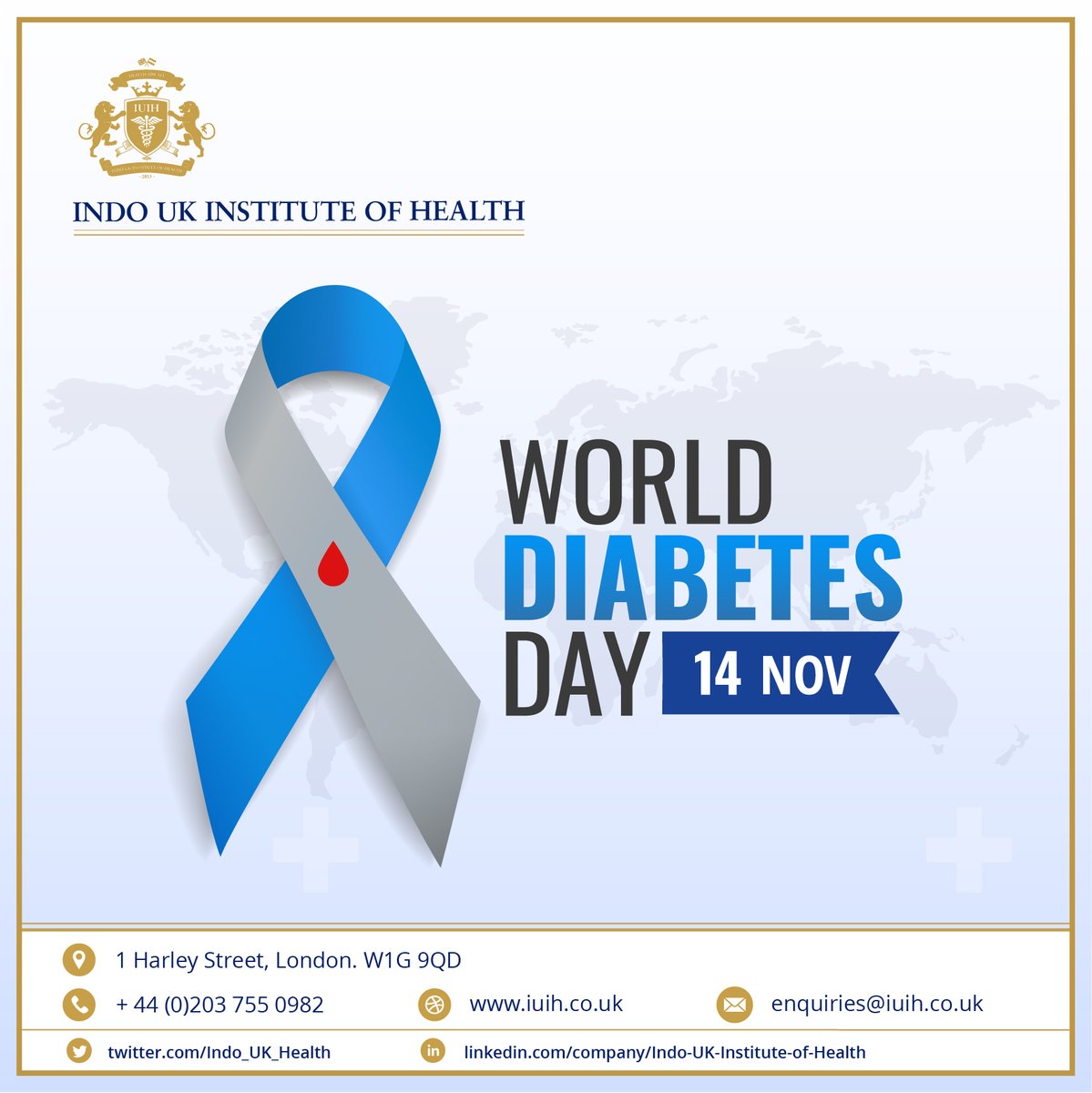 Indo_UK_Health's tweet photo. This #WorldDiabetesDay let's ensure we take the all the measures to keep ourselves healthy!

Don’t delay preventive health screenings.

 #WorldDiabetesDay2021 
#IndoUKclinic #IndoUK #diagnostic #center #ludhiana #punjab #India #UK #Patiala https://t.co/ZMP2aAzR2X