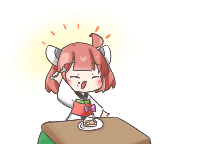 最近ケーキが一個食べきれない 