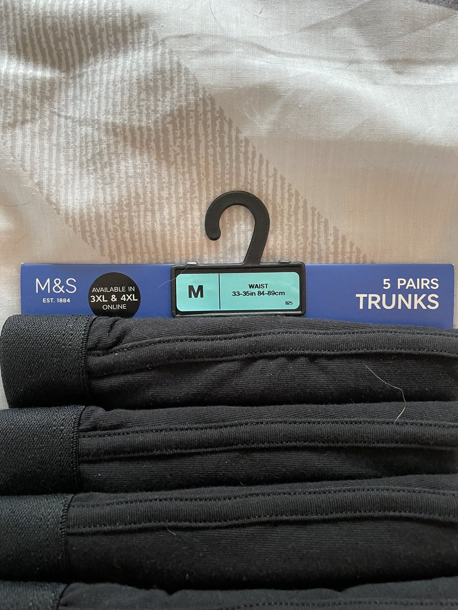 timowen001's tweet photo. Hey @marksandspencer Your mens trunks have a #singleuse #plastic hook on them. If you removed the plastic hook and cut a hole for the shelving adapter you could save £ks on plastic annually and help the planet. #makegretasmile. #notaCOPout https://t.co/PnrFxDngJe