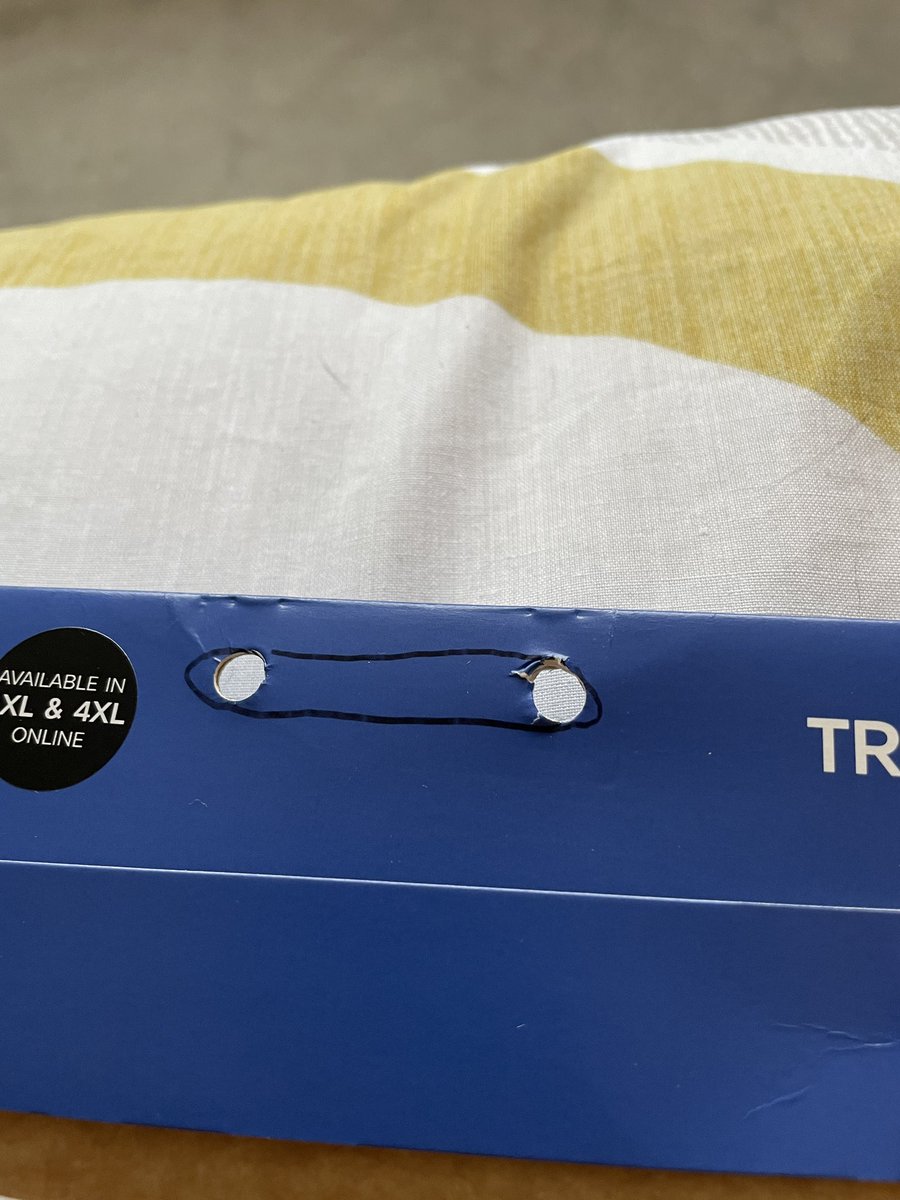 timowen001's tweet photo. Hey @marksandspencer Your mens trunks have a #singleuse #plastic hook on them. If you removed the plastic hook and cut a hole for the shelving adapter you could save £ks on plastic annually and help the planet. #makegretasmile. #notaCOPout https://t.co/PnrFxDngJe