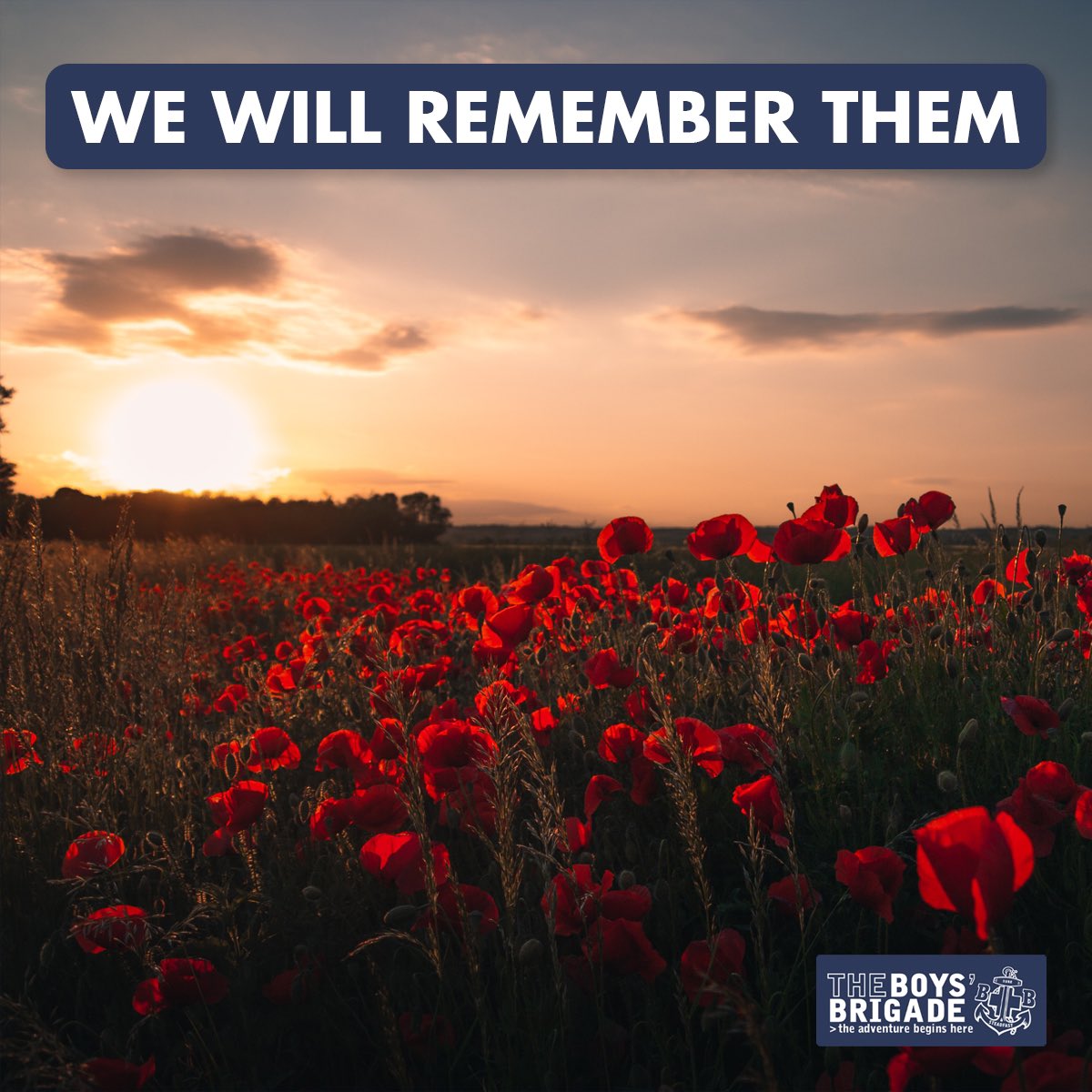 Today we remember all those, including many associated with The Boys' Brigade, who sacrificed so much for our freedom #RemembranceDay  #WeWillRememberThem  #BoysBrigade