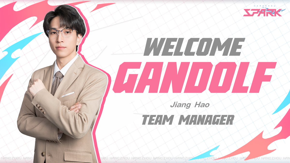 Hangzhou_Spark's tweet photo. “The experience at BLG has shown me more possibilities of the industry, and I’m desperate to put my thoughts into practice. I love my work, and I'm very honored to be with Spark. I believe we will work and achieve higher together!”

Team Manager, Jiang “gandolf” Hao! https://t.co/9gpZpOfN3b
