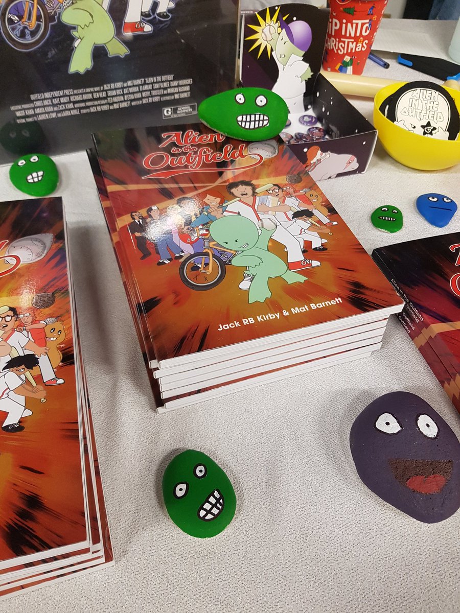 matbarnett's tweet photo. Good morning @ThoughtBubbleUK! We're getting ready to rock Day Two! #BuildingWorlds #tb2021 https://t.co/vtCPkqLiac