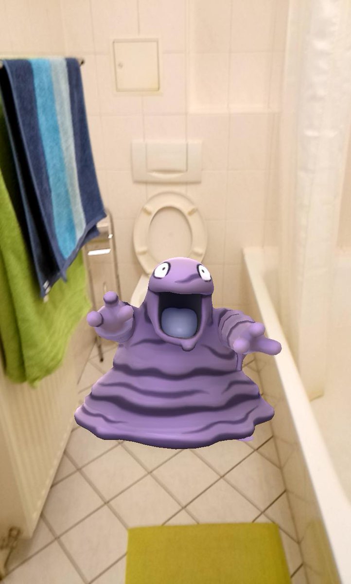 Cle_Alb's tweet photo. Der moment in dem dir klar wird das du so schnell wie möglich deine #Toilette sauber machen musst. #Sleima #PokemonGO #Pokemongofotos https://t.co/go1j8K3onU