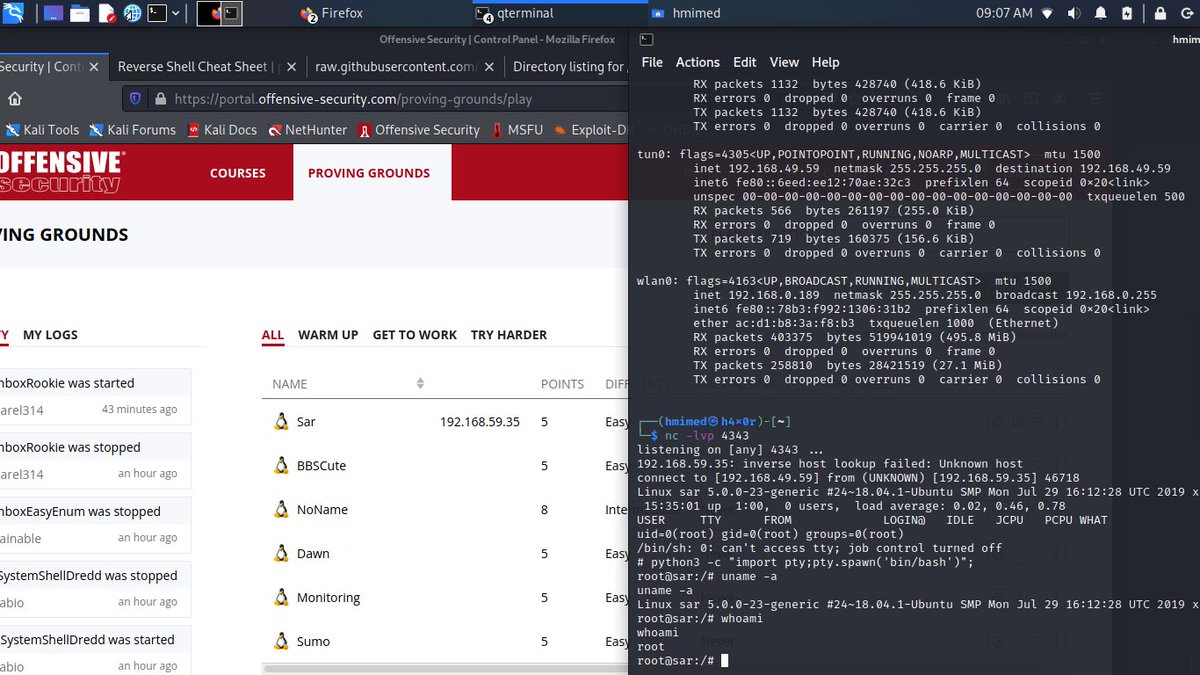 lemarketer_com's tweet photo. It was a pleasure pwning this machine on Offensive Security proving grounds.
#sar #pentesting #CyberSecurity https://t.co/nJtCle4c7w