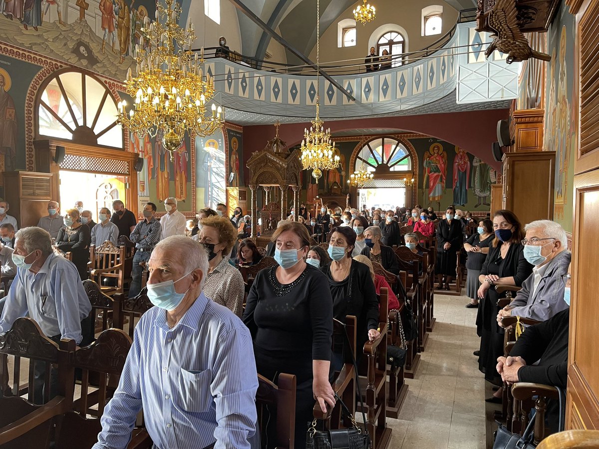 eevriviades's tweet photo. Τιμή να εκφωνήσω σήμερα τον επιμνημόσυνο λόγο για τον αξιοθαύμαστο Αρχ Θυατείρων & ΗΒ κυρό Γρηγόριο, στο Ιερό Ναό Αγ Παρασκευής Γερμασόγειας. Προσηνής. Προσφιλής. Πράος. Ταπεινός. Οραματιστής. Ποτέ μισθωτός.Τεράστιο έργο.
#Archbishop #Gregorios #memorial #Cyprus #UKCypriots #RIP https://t.co/OxBUL4GEKt