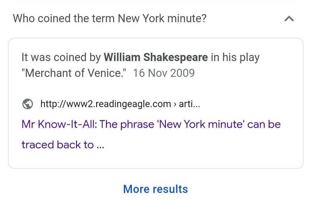Thanks, Google.
