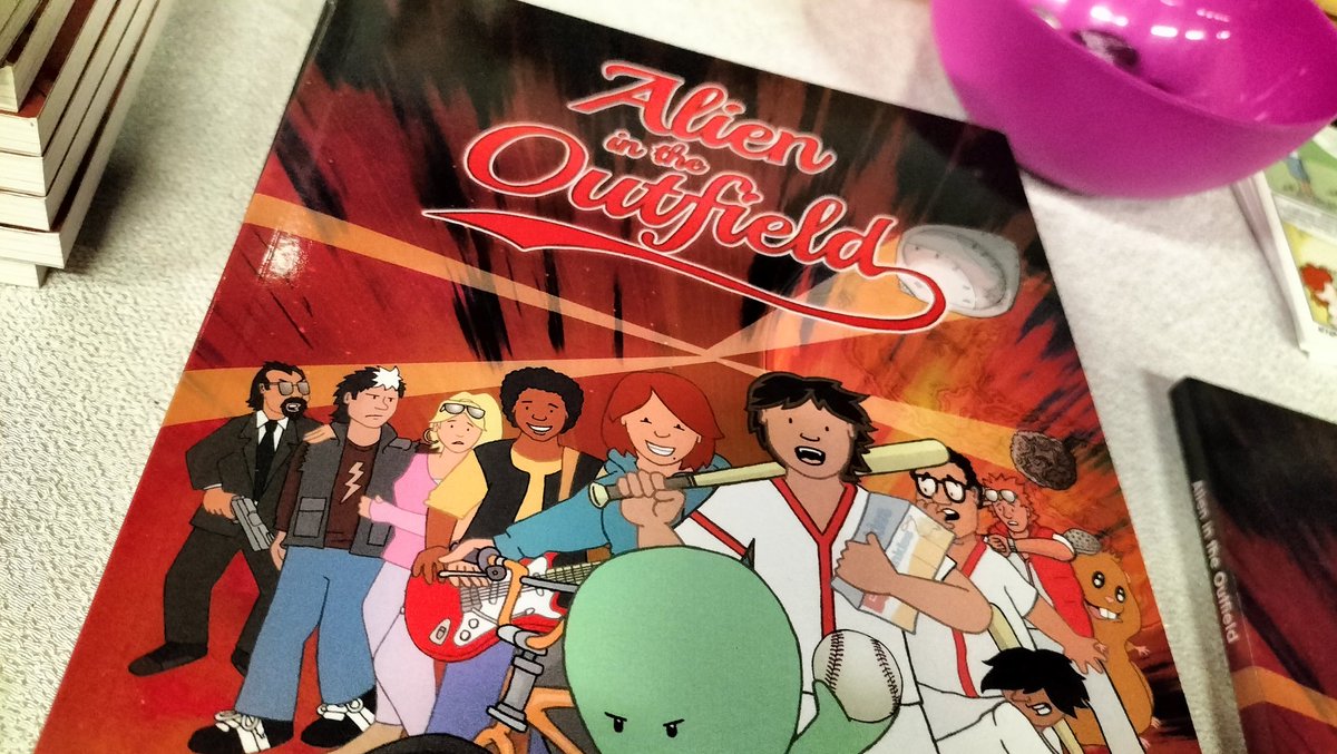 AlienOutfield's tweet photo. Come to table 139 Bubbleboy hall @ThoughtBubbleUK for all your all ages needs ! Our new book Building Worlds teaches YOU how to make your own comics! Wow! #thoughtbubble2021 https://t.co/bhouse7tD8
