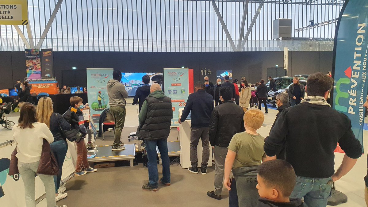 Dernier jour au <a href="/SalonAuto31/">Salon Auto Moto & Mobilités Toulouse 2021</a> &amp; Mobilités à  #Toulouse 
Venez à notre rencontre pour découvrir notre #simulateur de #trottinette électrique <a href="/MVtrott/">VTROTT by MWHEEL</a>  dédié à la sensibilisation 🛴

#Mwheel #mobripox #Vtrott #VR #sensibilisation