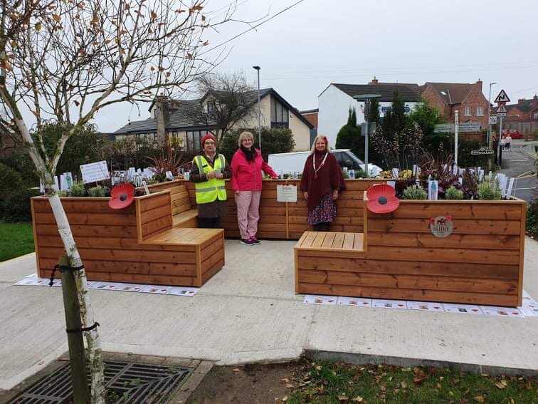 bclibrary1's tweet photo. All ready for after the silence #FriendlyBench https://t.co/oC2HFkaFxH