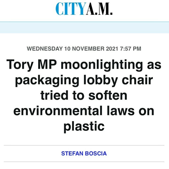 This is an absolute disgrace. Ban second jobs for MPs, except those that benefit our society. instagr.am/p/CWQK7FpI-wp/