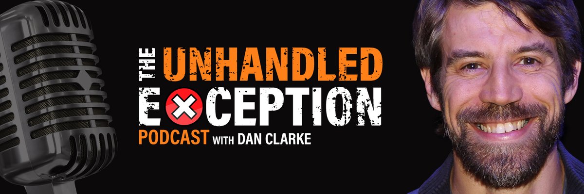 dracan's tweet image. I started The #UnhandledException podcast last year, and it's been so amazing chatting and geeking out with so many awesome people! Could I ask a huge favour? Could you help me spread the word with a cheeky retweet? And tell work colleagues about the show? Pretty please 😊