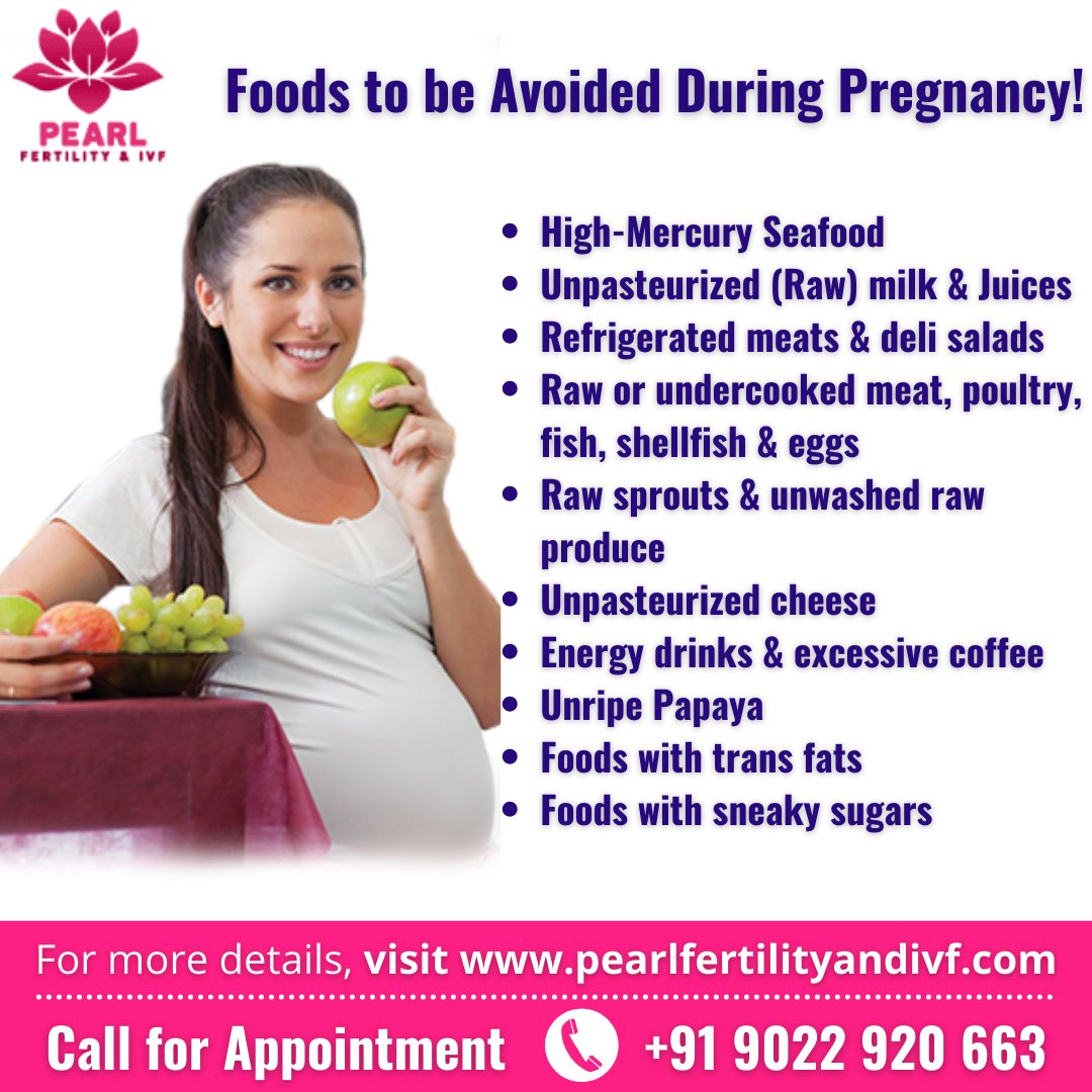 and_ivf's tweet photo. Diet and nutrition plays important role during IVF treatment and Pregnancy. There are certain food and food types which should be avoided. Here is list..#ivf #dietduringpregnacy #ivfwarrior #pregancy #miscarriages #pregnancyjourney ... https://t.co/Ryzp8SRMpS