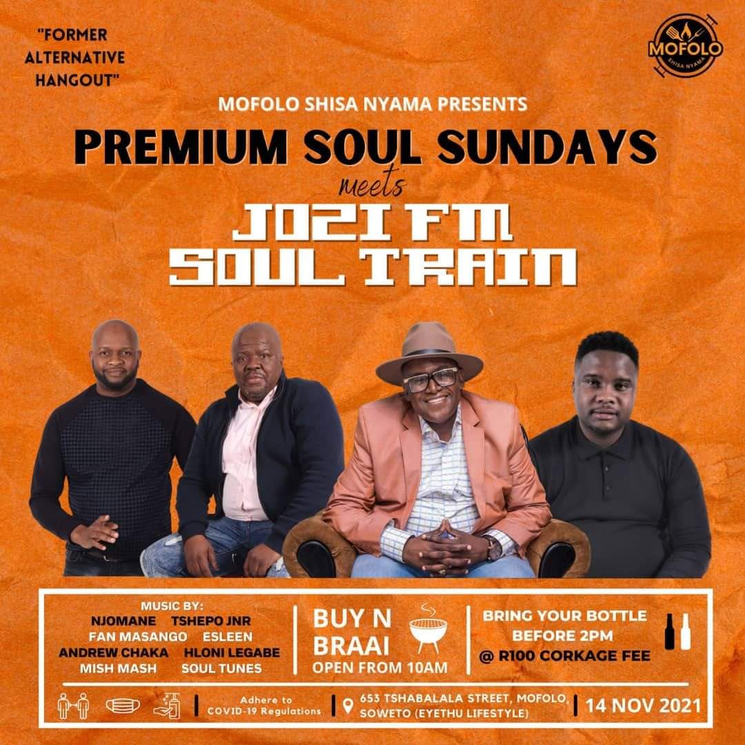 tshepojunior's tweet photo. Live on the Sunday Lunch 13:00-16:00 and Later @mofolo_shisanyama is the place to be. https://t.co/dB0nqUVyKP