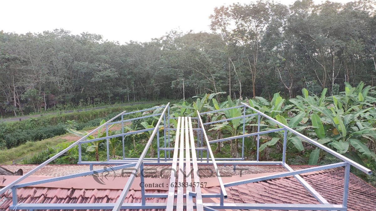Renvoltcare's tweet photo. 10 kW On Grid Solar System work started.
Solar Panel - Anchor by Panasonic 445W Monoperc Half-cut
Client : Jibi Kuriakose
Location - Pambakkuda, Kerala.
#solar #renewableenergy #KSEB #KSEB_Solar #ongridsolarsystem #ongrid #kothamangalam #vikramsolar #sofar #kerala https://t.co/g0zVwaEbRs