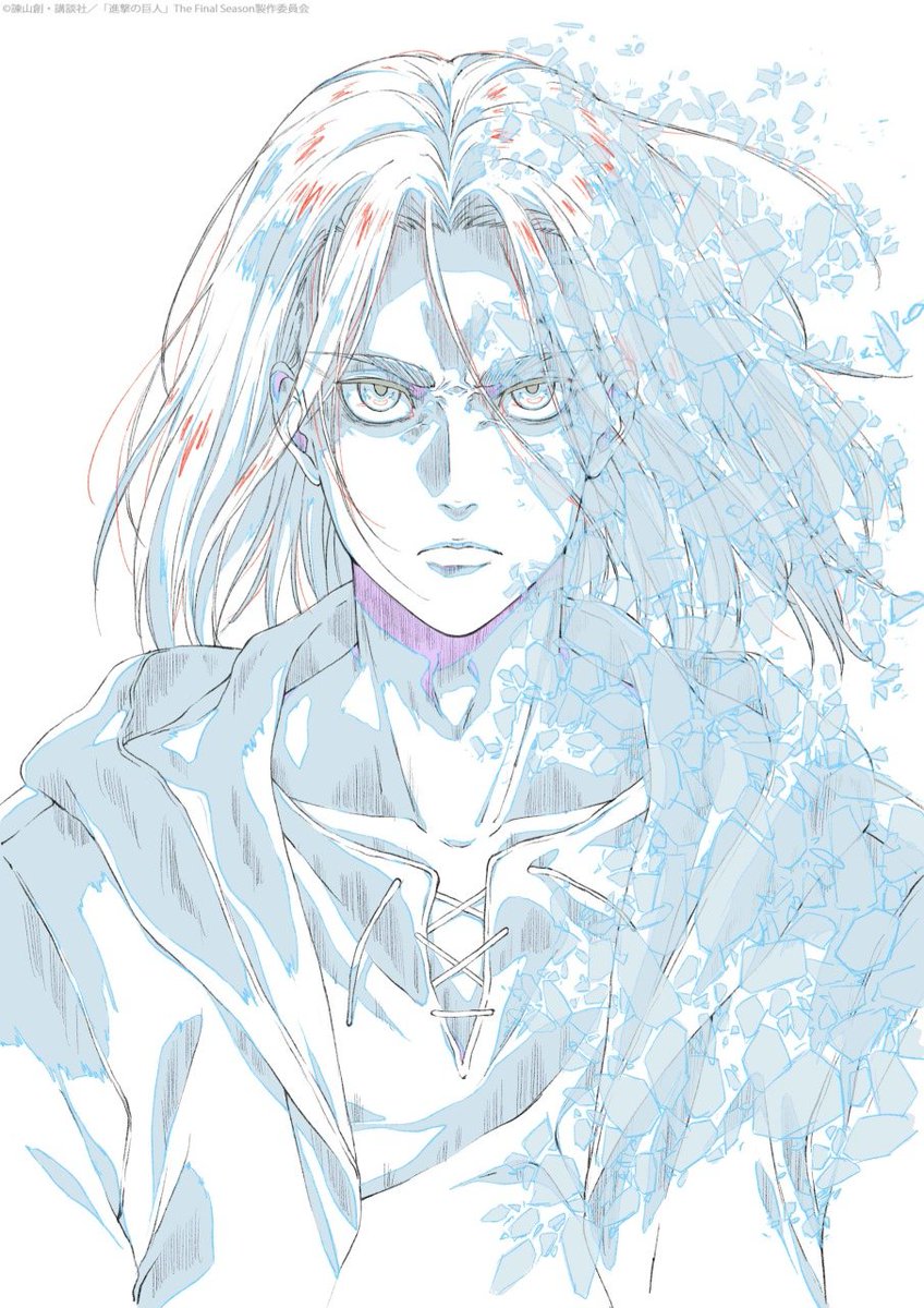 aotfess's tweet photo. The new key visual of Attack on Titan The Final Season Part 2.

Original drawing by Tomohiro Kishi. https://t.co/0n4O7QW1Vj