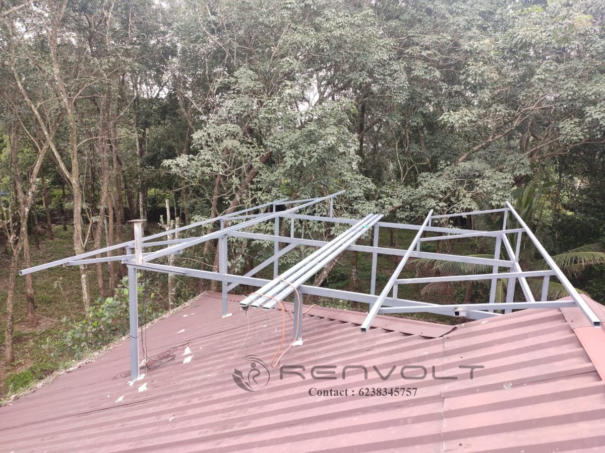 Renvoltcare's tweet photo. 5 kW On Grid Solar System work started.
Solar Panel - Anchor by Panasonic 445W Monoperc Half-cut
Client : CJ Thankachan
Location - Chelad, Kothamangalam
#solar #renewableenergy #KSEB #KSEB_Solar #ongridsolarsystem #ongrid #kothamangalam #vikramsolar #sofar https://t.co/VQTnsy2LvF