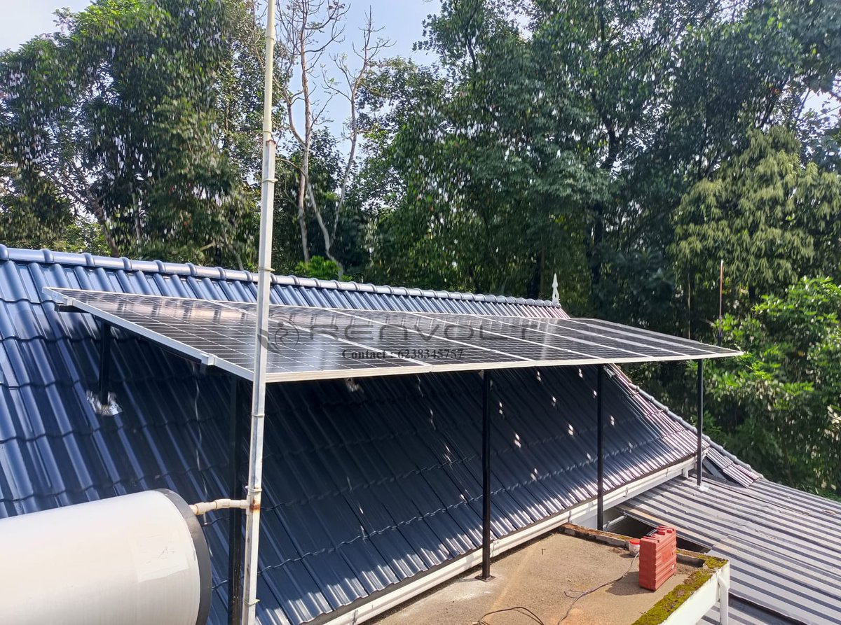 Renvoltcare's tweet photo. 3.3 kW On Grid Solar Power Plant Completed &amp; ready for testing.
Solar Panel - Anchor by Panasonic 445W Monoperc Half-cut
Location - Aarakkuzha, Muvattupuzha
Client - Jaison James
#solar #renewableenergy #KSEB #KSEB_Solar #ongridsolarsystem #ongrid #kothamangalam #vikramsolar https://t.co/hhDkyIqauY