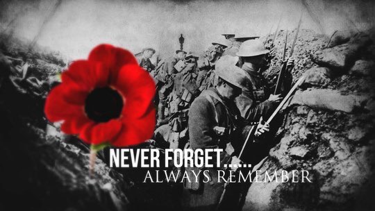 #RemembranceSunday