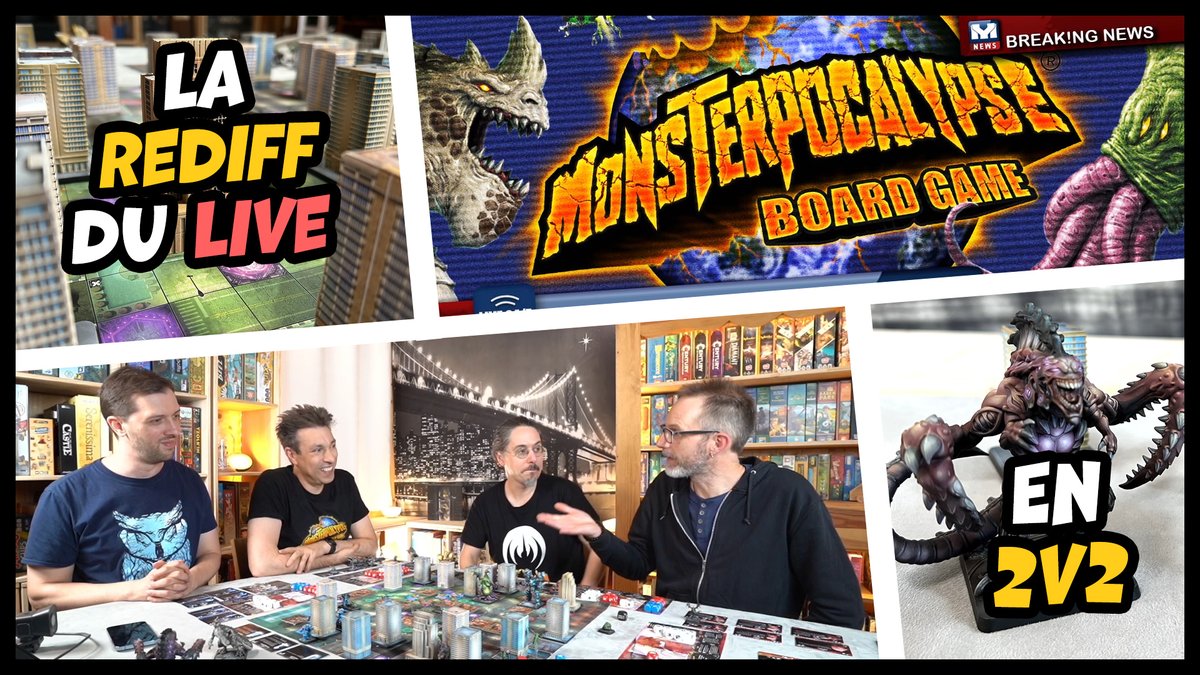La rediff du Live de présentation de Monsterpocalypse youtu.be/IfNFWt4H5hY avec <a href="/Leo_Vesperini/">Léonidas Vesperini</a> de <a href="/MythicGamesMG/">Mythic Games</a>