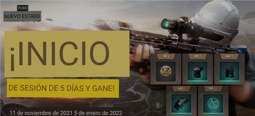 PUBGNEWSTATELAT's tweet photo. ¡Inicie sesión durante 5 días para reclamar todas las recompensas!

https://t.co/yv8MdcTSfx 

#pubgnewstate #nextgenbattleroyale https://t.co/RzCx1afLv4