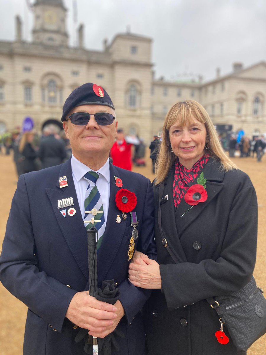 BlindVeterans's tweet photo. Nice to see our #blind #veterans and many other familiar faces at the #Remembrance service in London today.

#RemembranceSunday https://t.co/eFIxjsKQVk