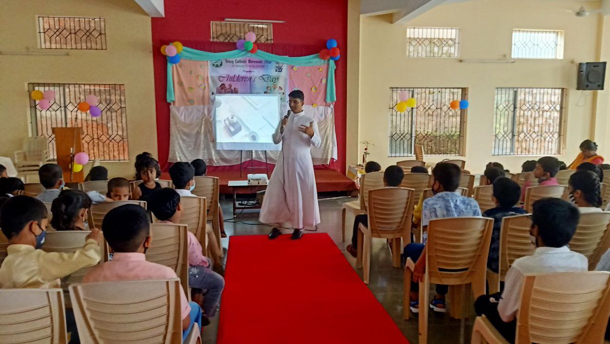 directorccc's tweet photo. Media Education to Parents and Children and Children's day celebration at Fermai Church, Mangalore. https://t.co/e2Z5ty3GVX
