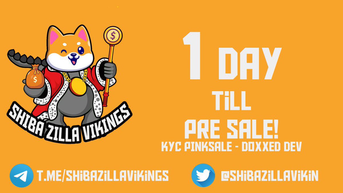 Let’s go! 1 more day till Pre sale! 🚀