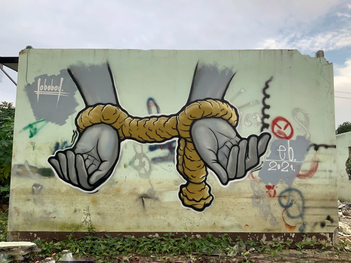 loboboy8's tweet photo. They thought we want the overthrow but what we need is the Reformation! #loboboy #whahappeningthailand #ปฏิรูปไม่เท่ากับล้มล้าง #ยกเลิก112 #streetart #loboart #graffiti #ปฏิรูปไม่เท่ากับล้มล้าง #ปฏิรูปสถาบันกษัตริย์ #reformmonarchy #ebgraff https://t.co/JGuWaIGbYw