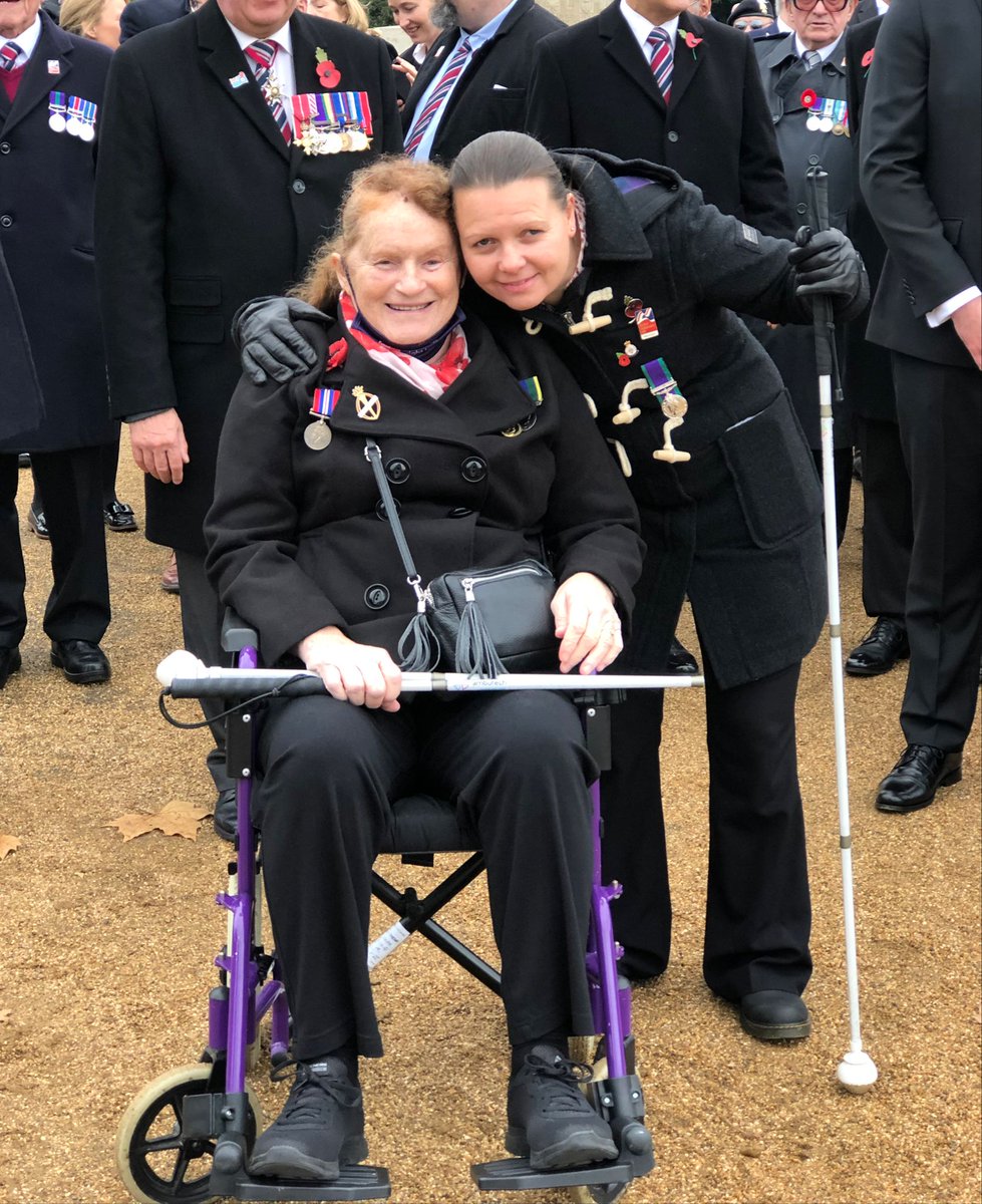 BlindVeterans's tweet photo. A few more photos taken in the lead up to the #Remembrance service in London. How many of our #Blind #Veterans UK ties can you spot?

#RemembranceSunday https://t.co/xkX6Tbrzg6