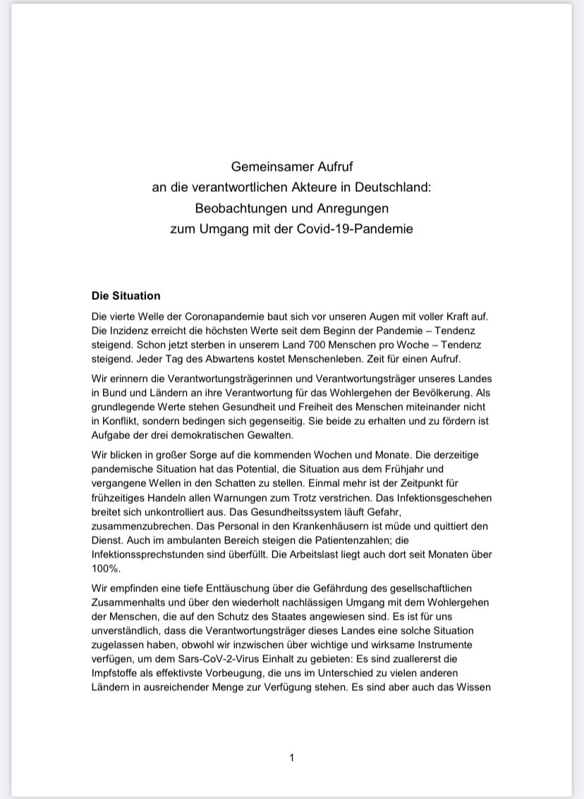 elvira_rosert's tweet photo. Den gemeinsamen Aufruf aus Medizin und Wissenschaft haben wir nun auch selbst online veröffentlicht.

In Reaktion auf Anfragen unserer Kolleg*innen wurde eine Unterzeichnerliste eingerichtet, die laufend aktualisiert wird.

Alle Infos: https://t.co/y38op56wdM https://t.co/ifq02sS1TU