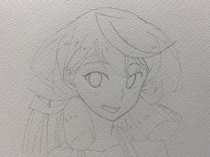 明石さんの途中絵です。
最初は雰囲気で描いてみて、次に線を濃くして最後に色を塗りました!
明石さんは以前から描いてみたかった艦娘なので今回描くことができて良かったです!
いつもながら沢山のいいねリツイートリプライ等、本当にありがとうございます‼️😊✨ 