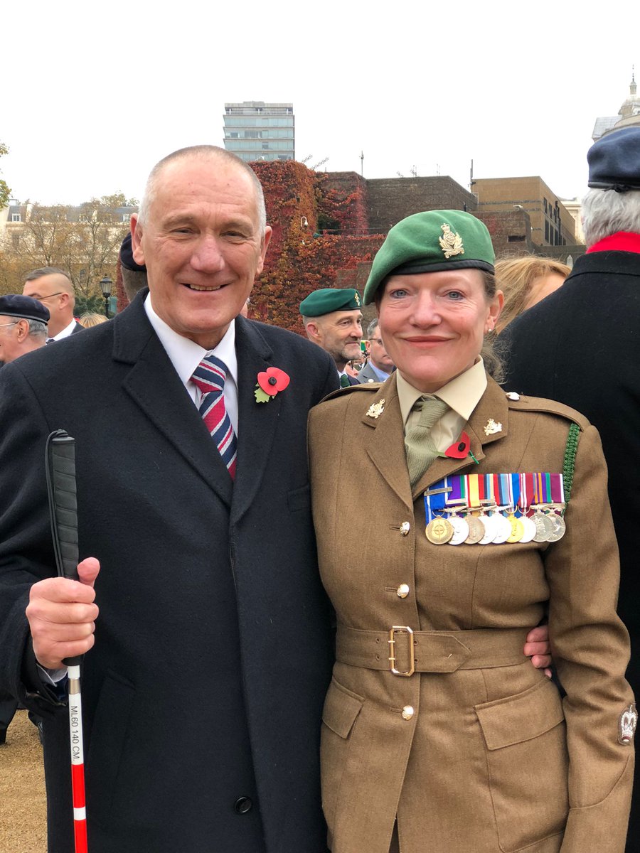 BlindVeterans's tweet photo. A few more photos taken in the lead up to the #Remembrance service in London. How many of our #Blind #Veterans UK ties can you spot?

#RemembranceSunday https://t.co/xkX6Tbrzg6