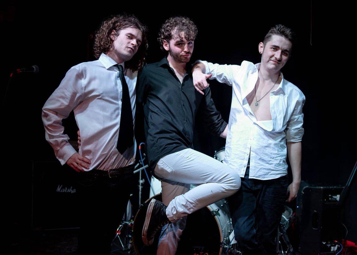 Them there boys in <a href="/preacher_uk/">Preacher</a> got all suited to play a private party <a href="/BEstudios/">Brighton Electric</a> 🎉 #brightonbands