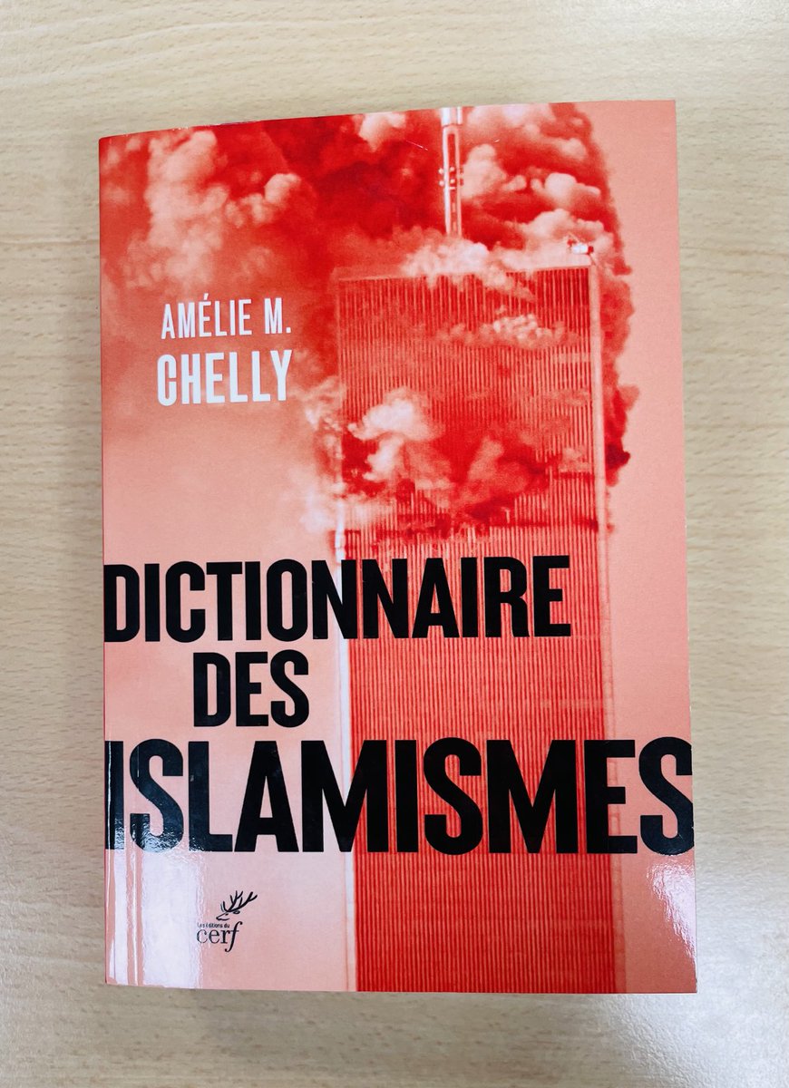 Le voilà, il arrive en librairie ce jeudi 18 novembre, le #dictionnaire des #islamismes aux ⁦@EditionsduCERF⁩. Plus de 200 mots expliqués pour mieux comprendre les versions idéologiques de l’islam dans leurs singularités, 600 pages. A vos lunettes !